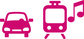 Icon Auto und Tanzzug
